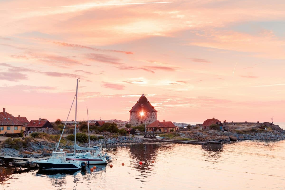 Dänische Küste in der Abendsonne