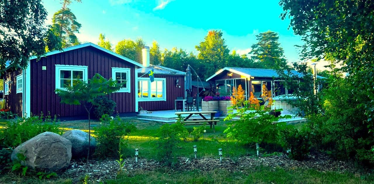 Wunderschönes Ferienhaus mit Meerblick, Naturbadesee