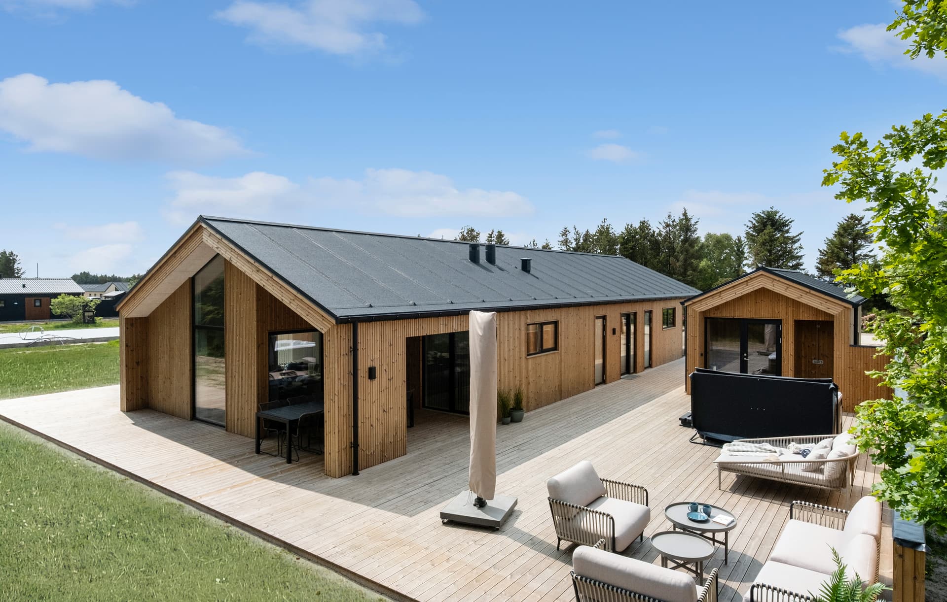 Luksuriøst sommerhus ved Saltum Strand – Spa, sauna, aktivitetsrum og plads til 10 personer - Bild 1