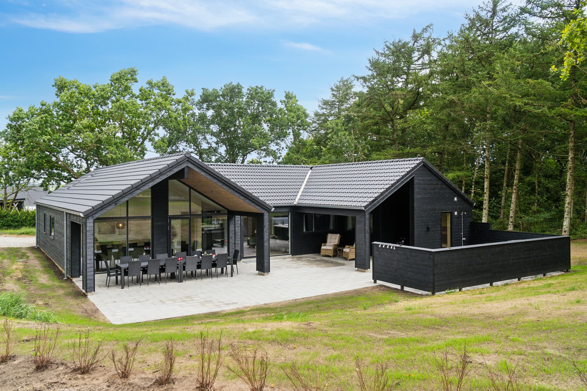 Poolsommerhus til 14 personer i Odsherred med wellness og aktiviteter - Bild 1